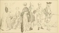 An illustration from Geschichte des Kostüms (1905)