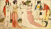 An illustration from Geschichte des Kostüms (1905)