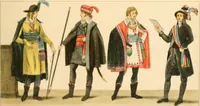 An illustration from Geschichte des Kostüms (1905)