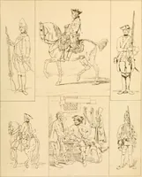 An illustration from Geschichte des Kostüms (1905)