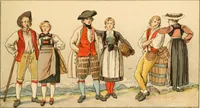 An illustration from Geschichte des Kostüms (1905)
