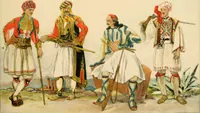 An illustration from Geschichte des Kostüms (1905)