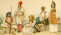 An illustration from Geschichte des Kostüms (1905)