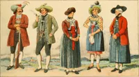 An illustration from Geschichte des Kostüms (1905)