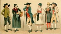 An illustration from Geschichte des Kostüms (1905)
