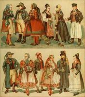 An illustration from Geschichte des Kostüms (1905)