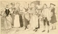 An illustration from Geschichte des Kostüms (1905)
