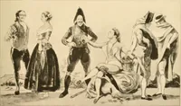 An illustration from Geschichte des Kostüms (1905)