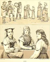 An illustration from Geschichte des kostüms in chronologischer entwicklung von A. Racinet (1888)