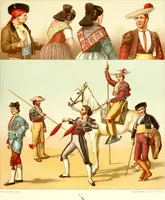 An illustration from Geschichte des kostüms in chronologischer entwicklung von A. Racinet (1888)