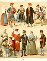 An illustration from Geschichte des kostüms in chronologischer entwicklung von A. Racinet (1888)