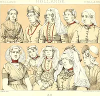 An illustration from Geschichte des kostüms in chronologischer entwicklung von A. Racinet (1888)