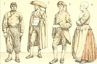 An illustration from Geschichte des kostüms in chronologischer entwicklung von A. Racinet (1888)