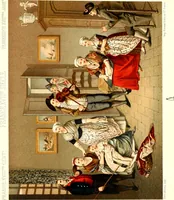An illustration from Geschichte des kostüms in chronologischer entwicklung von A. Racinet (1888)