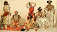 An illustration from Geschichte des Kostüms (1905)
