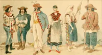An illustration from Geschichte des Kostüms (1905)