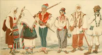 Picture 34 of 130 from Geschichte des Kostüms (1905), leaf 96
