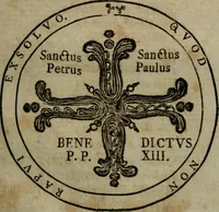 An illustration from Geschichte des Lebens, der Marter, und der Wunderwerke des heiligen Johannes v. Nepomuck Domherrn zu Prag (1700)