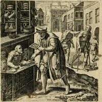 Picture 13 of 29 from Recht ghebruyck ende misbruyck, van tydlycke have : van rijckdom, nodruft en ghebreck ick beluyck t'onzaligh misbruyck, mettet zaligh ghebruyck (1585), leaf 35