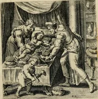 Picture 26 of 29 from Recht ghebruyck ende misbruyck, van tydlycke have : van rijckdom, nodruft en ghebreck ick beluyck t'onzaligh misbruyck, mettet zaligh ghebruyck (1585), leaf 74