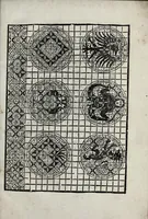 An illustration from Giardineto novo di punti tagliati et gropposi per exercito & ornamento delle donne (1551)