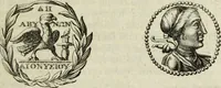 Picture 51 of 57 from Gisb. Cuperi Harpocrates, sive, Explicatio imagunculae argenteae perantiquae, quae in figuram Harpocratis formata representat solem : ejusdem Monumenta antiqua inedita ... ; accedit Stephani Le Moine Epistola de Melanophoris (1687), leaf 228