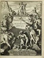 Picture 1 of 57 from Gisb. Cuperi Harpocrates, sive, Explicatio imagunculae argenteae perantiquae, quae in figuram Harpocratis formata representat solem : ejusdem Monumenta antiqua inedita ... ; accedit Stephani Le Moine Epistola de Melanophoris (1687), leaf 4