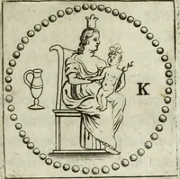 Picture 21 of 57 from Gisb. Cuperi Harpocrates, sive, Explicatio imagunculae argenteae perantiquae, quae in figuram Harpocratis formata representat solem : ejusdem Monumenta antiqua inedita ... ; accedit Stephani Le Moine Epistola de Melanophoris (1687), leaf 62