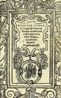 An illustration from Givditio sopra la tragedia di Canace & Macareo : con molte utili considerationi circa l'arte tragica, et di altri poemi : con la tragedia appresso (1550)