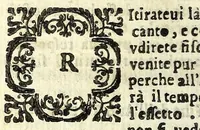 An illustration from Gl'amanti schiavi : comedia ridicolosa, o piutosto, capriccioso chriribizzo (1631)