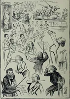 An illustration from Glasgow men and women, their children and some strangers within their gates : a selection from the sketches of Twym / by A.S. Boyd (1905)