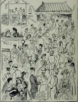 An illustration from Glasgow men and women, their children and some strangers within their gates : a selection from the sketches of Twym / by A.S. Boyd (1905)