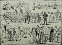 An illustration from Glasgow men and women, their children and some strangers within their gates : a selection from the sketches of Twym / by A.S. Boyd (1905)