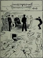 An illustration from Glasgow men and women, their children and some strangers within their gates : a selection from the sketches of Twym / by A.S. Boyd (1905)