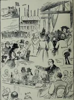 An illustration from Glasgow men and women, their children and some strangers within their gates : a selection from the sketches of Twym / by A.S. Boyd (1905)