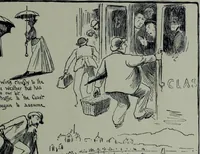 An illustration from Glasgow men and women, their children and some strangers within their gates : a selection from the sketches of Twym / by A.S. Boyd (1905)