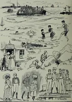 An illustration from Glasgow men and women, their children and some strangers within their gates : a selection from the sketches of Twym / by A.S. Boyd (1905)