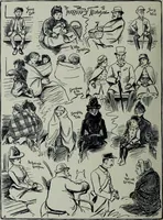 An illustration from Glasgow men and women, their children and some strangers within their gates : a selection from the sketches of Twym / by A.S. Boyd (1905)