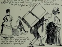 An illustration from Glasgow men and women, their children and some strangers within their gates : a selection from the sketches of Twym / by A.S. Boyd (1905)
