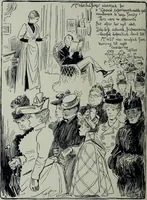 An illustration from Glasgow men and women, their children and some strangers within their gates : a selection from the sketches of Twym / by A.S. Boyd (1905)