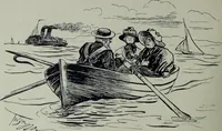 An illustration from Glasgow men and women, their children and some strangers within their gates : a selection from the sketches of Twym / by A.S. Boyd (1905)