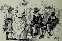 An illustration from Glasgow men and women, their children and some strangers within their gates : a selection from the sketches of Twym / by A.S. Boyd (1905)