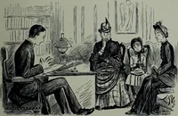 An illustration from Glasgow men and women, their children and some strangers within their gates : a selection from the sketches of Twym / by A.S. Boyd (1905)