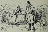 An illustration from Glasgow men and women, their children and some strangers within their gates : a selection from the sketches of Twym / by A.S. Boyd (1905)