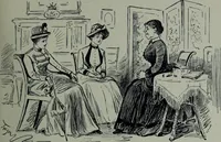 An illustration from Glasgow men and women, their children and some strangers within their gates : a selection from the sketches of Twym / by A.S. Boyd (1905)