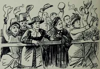 An illustration from Glasgow men and women, their children and some strangers within their gates : a selection from the sketches of Twym / by A.S. Boyd (1905)