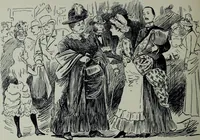 An illustration from Glasgow men and women, their children and some strangers within their gates : a selection from the sketches of Twym / by A.S. Boyd (1905)