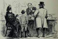 An illustration from Glasgow men and women, their children and some strangers within their gates : a selection from the sketches of Twym / by A.S. Boyd (1905)