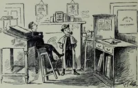 An illustration from Glasgow men and women, their children and some strangers within their gates : a selection from the sketches of Twym / by A.S. Boyd (1905)
