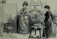 An illustration from Glasgow men and women, their children and some strangers within their gates : a selection from the sketches of Twym / by A.S. Boyd (1905)